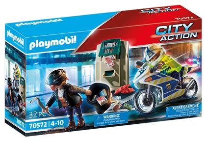 City Action Διάρρηξη Στο ΑΤΜ για 4-10 ετών Playmobil