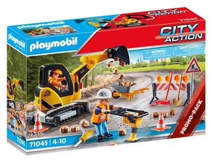 City Action Εργασίες Οδοποιίας για 4-10 ετών Playmobil από το Toyscenter