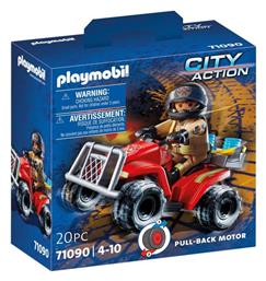 City Action Fire Rescue Quad για 4-10 ετών Playmobil από το Moustakas Toys