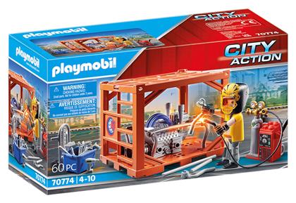 City Action Κατασκευαστής Container για 4-10 ετών Playmobil