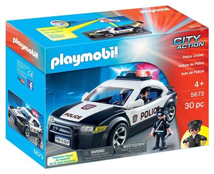 City Action Περιπολικό Όχημα Αστυνομίας για 4 ετών Playmobil από το Toyscenter