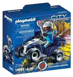 City Action Police Quad για 4-10 ετών Playmobil από το Moustakas Toys