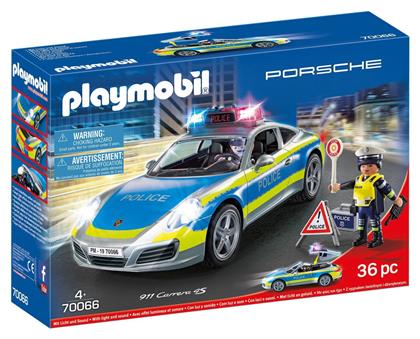 City Action Porsche 911 Carrera 4S Police για 4+ ετών Playmobil από το BlablaToys