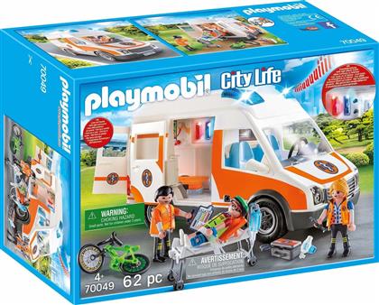 Playmobil City Life Ασθενοφόρο με Διασώστες για 4+ ετών από το Moustakas Toys