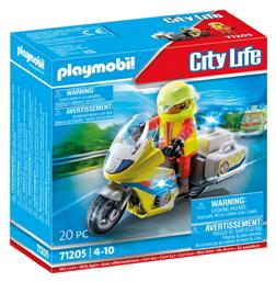 City Life Διασώστης με Μοτοσικλέτα για 4-10 ετών Playmobil