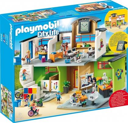 Playmobil City Life Επιπλωμένο Σχολικό Κτίριο για 5+ ετών από το Plus4u
