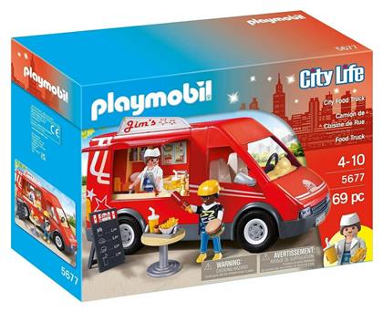 City Life Food Truck για 4+ ετών Playmobil από το Moustakas Toys