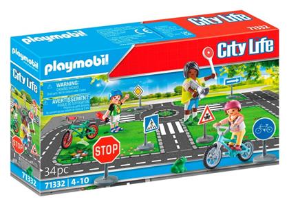 City Life Μάθημα Κυκλοφοριακής Αγωγής για 4-10 ετών Playmobil