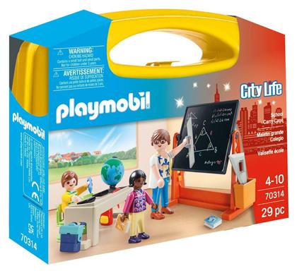 City Life Maxi Βαλιτσάκι Σχολική Τάξη για 4-10 ετών Playmobil