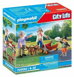 City Life Παππούς και Γιαγιά με Εγγονάκι για 4-10 ετών Playmobil