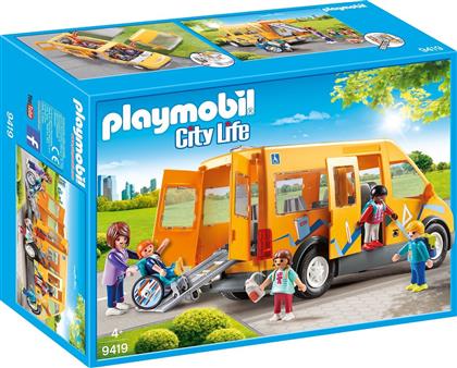 Playmobil City Life Σχολικό Λεωφορείο για 4+ ετών από το ToyGuru