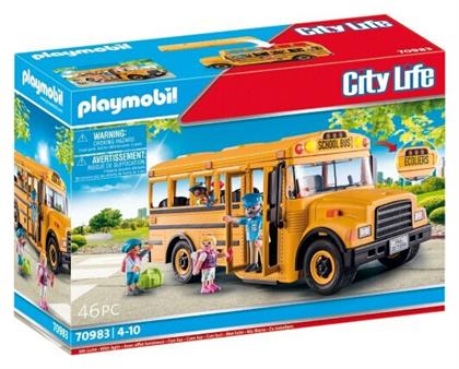 City Life Σχολικό Λεωφορείο με Μαθητές για 4-10 ετών Playmobil από το Moustakas Toys