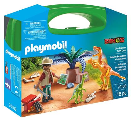 Dinos Dino Explorer Carry Case για 4+ ετών Playmobil