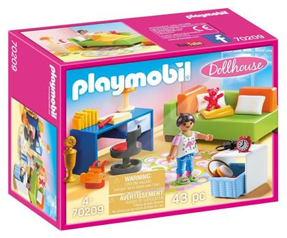 Dollhouse Eφηβικό Δωμάτιο για 4+ ετών Playmobil