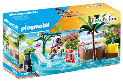 Family Fun Children's Pool with Slide για 4-10 ετών Playmobil