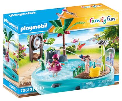 Family Fun Small Pool with Water Sprayer για 4-10 ετών Playmobil από το Moustakas Toys