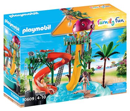 Family Fun Water Park with Slides για 4-10 ετών Playmobil από το e-shop