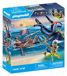 Pirates Battle With The Giant Octopus για 4-10 ετών Playmobil από το BlablaToys