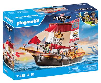 Pirates Pirate Ship για 4-10 ετών Playmobil