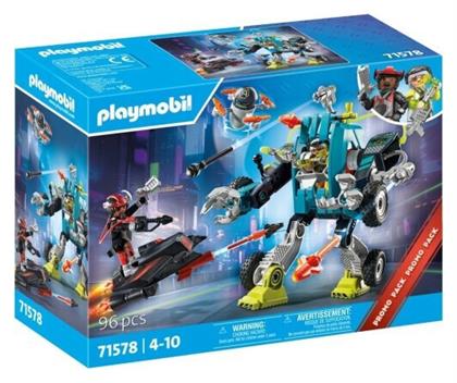 Ρομπότ Εναντίον Τζετ για 4-10 ετών Playmobil