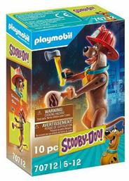 Scooby-Doo Συλλεκτική Φιγούρα Scooby ''Πυροσβέστης'' για 5-12 ετών Playmobil από το Toyscenter