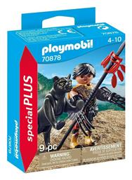 Special Plus Πολεμιστής με Μαύρο Πάνθηρα για 4-10 ετών Playmobil