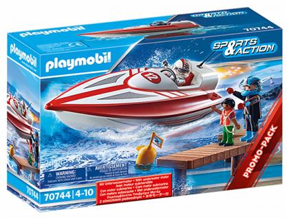 Sports & Action Speedboat Racer για 4-10 ετών Playmobil από το BlablaToys