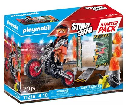 Stunt Show Ακροβατικά με Μηχανή Motocross για 4-10 ετών Playmobil