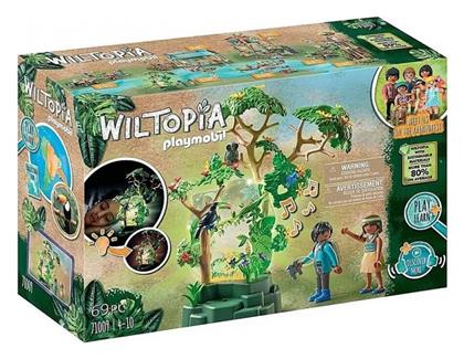 Wiltopia Τροπικό Δέντρο και Εξερευνητές για 4-10 ετών Playmobil