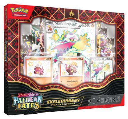 Pokémon Φακελάκια Scarlet & Violet Paldean Fates Premium Collection Box Pokémon Skeledirge 9790362 - Pokemon