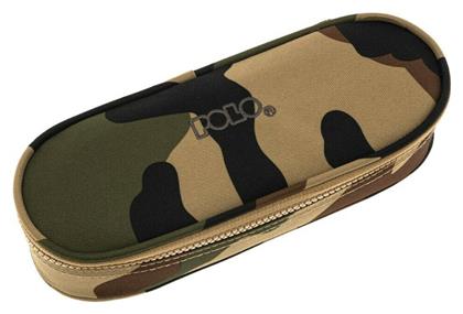 Camouflage Κασετίνα με 1 Θήκη σε Πράσινο χρώμα Polo