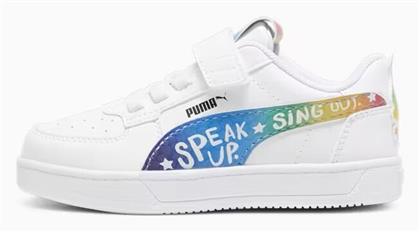 Παιδικά Sneakers Caven 2.0 με Σκρατς Λευκά Puma