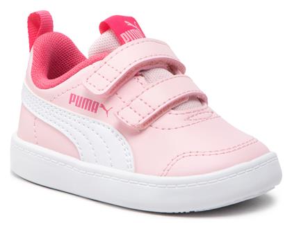 Παιδικά Sneakers Courtflex με Σκρατς Ροζ Puma από το Spartoo