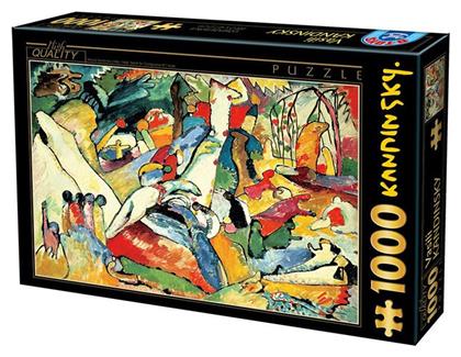 Puzzle 2D Kandinsky: Scetch for Composition II 1000 Κομμάτια - D Toys