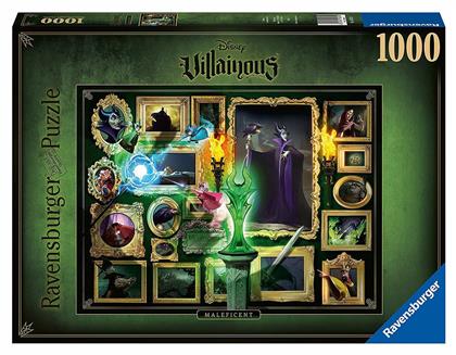 Puzzle Disney Comics Villainous Malificent 2D 1000 Κομμάτια - Ravensburger