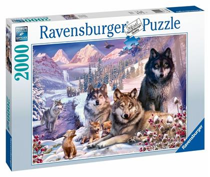 Puzzle Λύκοι Στο Χιόνι 2D 2000 Κομμάτια - Ravensburger