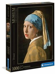 Puzzle Museum Collection Girl with a Pearl Earring Vermeer 2D 1000 Κομμάτια - Clementoni από το Filinda