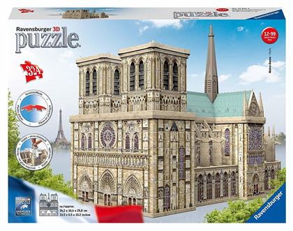 Puzzle Notre Dame 3D 324 Κομμάτια - Ravensburger