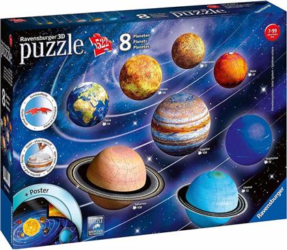 Puzzle Planetary Solar System 3D 522 Κομμάτια από το Moustakas Toys