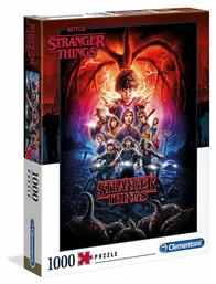 Puzzle Stranger Things Season 2 2D 1000 Κομμάτια - Clementoni
