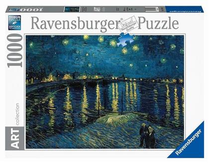 Puzzle Van Gogh Έναστρη Νύχτα Πάνω από τον Ρήνο 2D 1000 Κομμάτια - Ravensburger