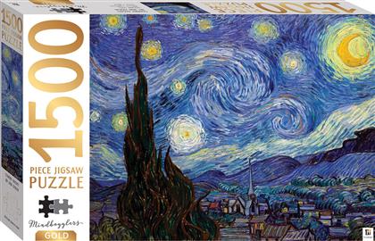 Puzzle Van Gogh: Starry Night 2D 1500 Κομμάτια από το GreekBooks