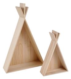 Ράφια Τοίχου Σετ 2τμχ L-c Tipi Womd263 - Spitishop