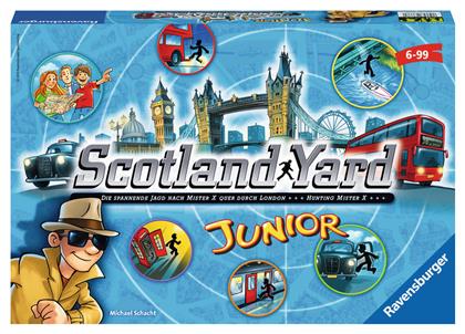 Επιτραπέζιο Παιχνίδι Scotland Yard Junior για 2-4 Παίκτες 6+ Ετών Ravensburger