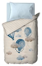 Παιδικό Κουβερλί Μονό Air Balloon Μπεζ 160x220εκ. Saint Clair