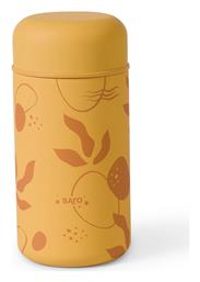 Βρεφικό Θερμός Φαγητού Leaves Ανοξείδωτο Ochre 500ml Saro