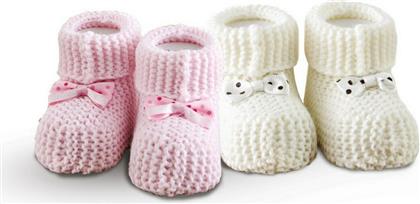 SB Home Σετ Δώρου για Μωρά ''Socks'' για Κορίτσι Εκρου-Ροζ για 0-6 μηνών 2τμχ από το Katoikein