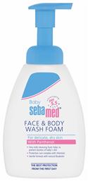 Face & Body Wash Foam με Χαμομήλι 400ml με Αντλία Sebamed