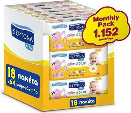 Septona Calm N' Care Chamomile 1152τμχ από το Pharm24