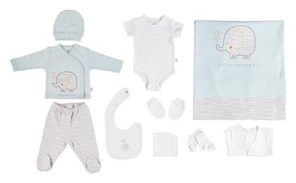 Σετ Προίκα Μωρού Happy Elephant Mint 10 Τεμ 63184 - B Baby